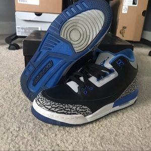 Nike Air Jordan 3 Sport Blue BG 7Y